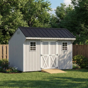 Backyard storage shed