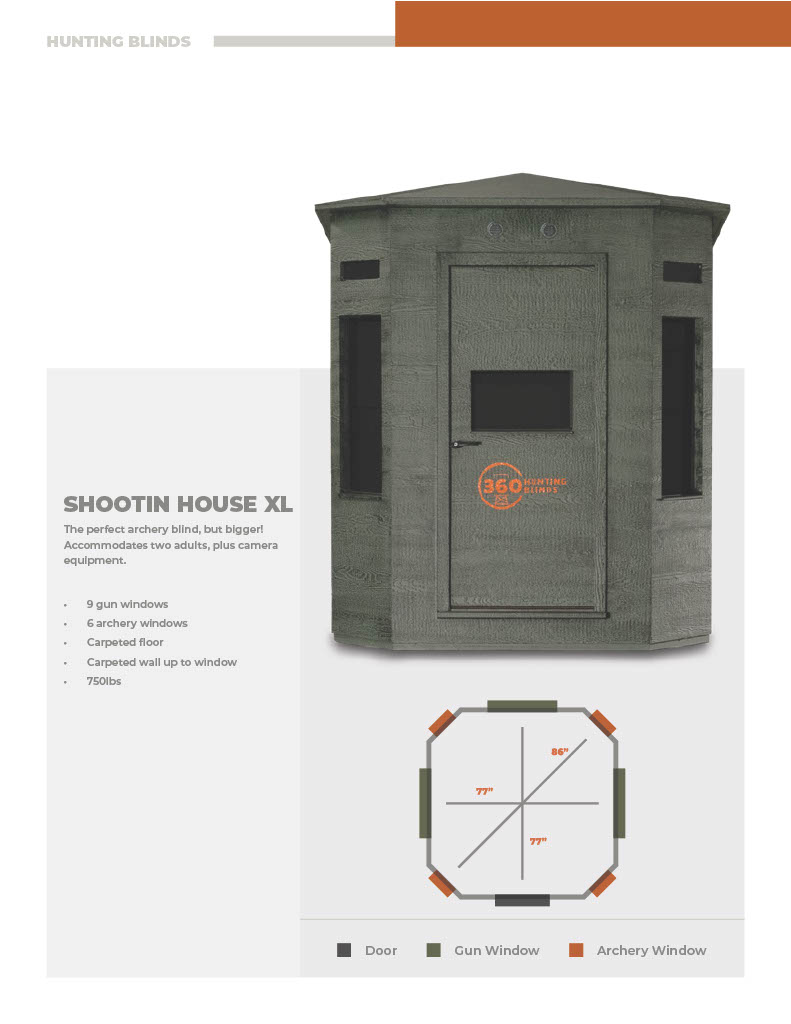 15414. - 360 Shootin' House XL (Kit Price Shown)