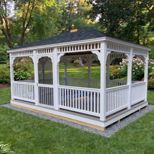 Backyard gazebo