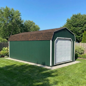 Backyard garage