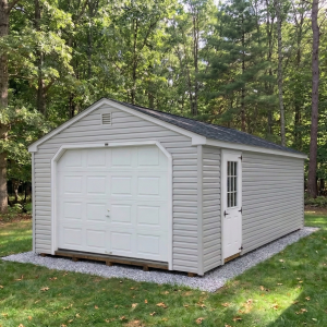 Backyard garage