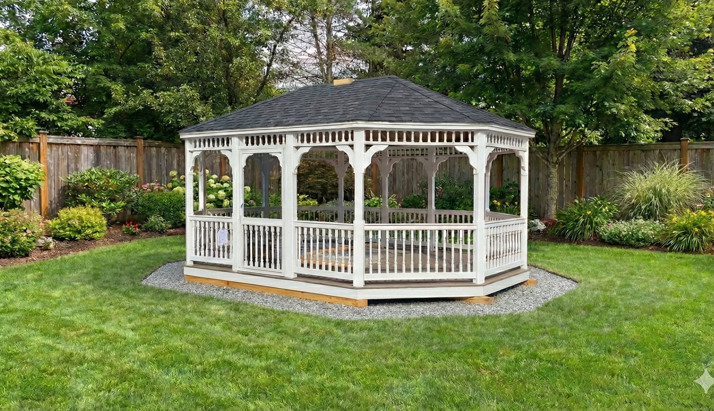 Backyard gazebo
