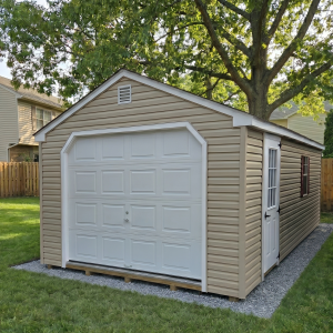 Backyard garage