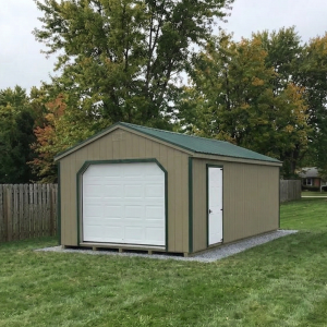 Backyard garage