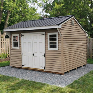 Backyard storage shed
