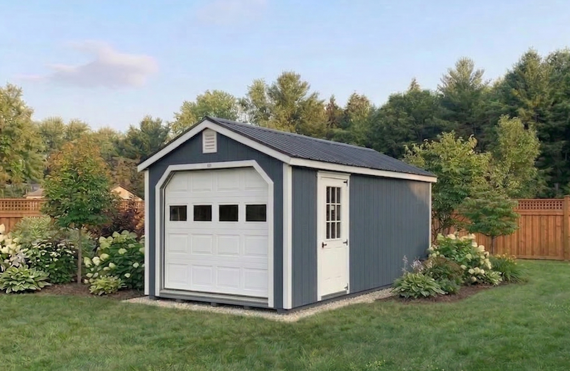 Backyard garage