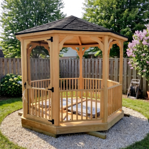 Backyard gazebo