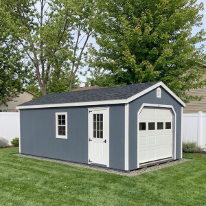 Backyard garage