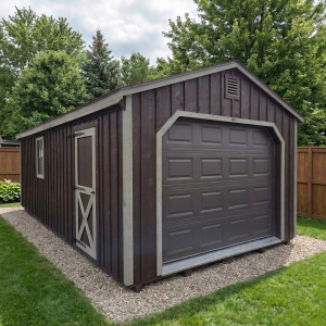 Backyard garage
