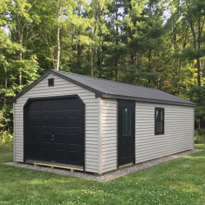 Backyard garage