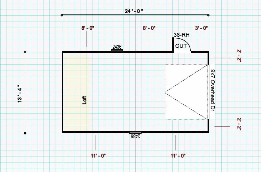 15249.1 Garage 13x24 - Image 4