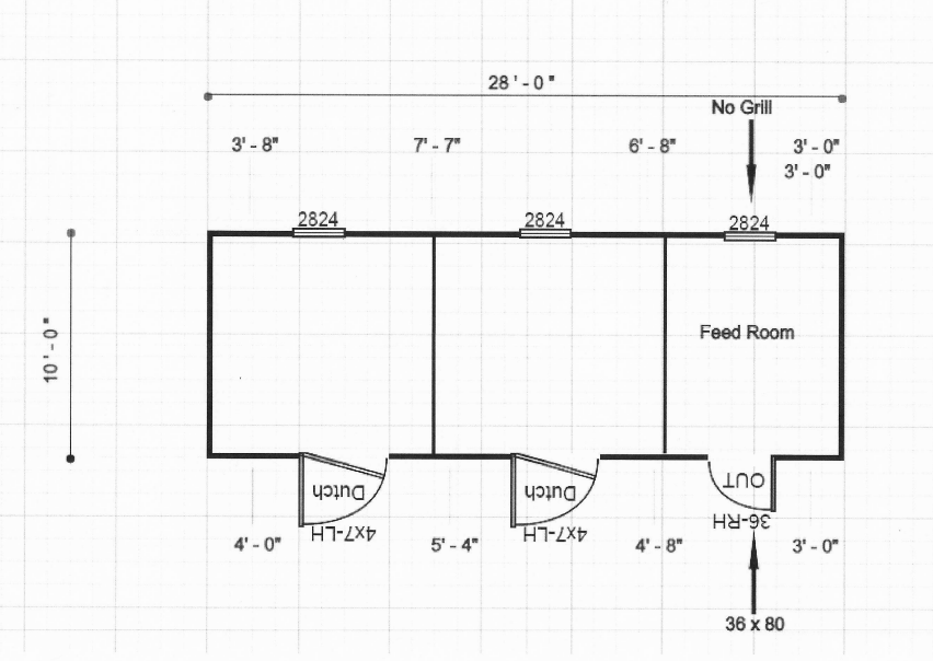 15174 Barn 10x28 - Image 2