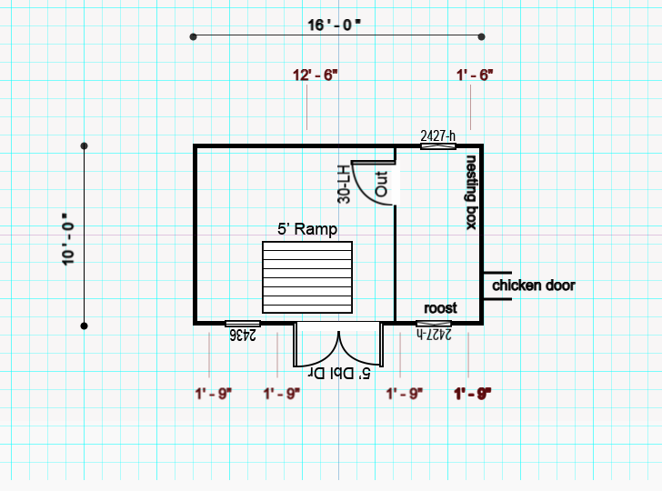15463.1 Chicken Coop 10x16 - Image 2