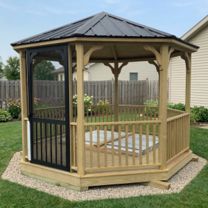 Backyard gazebo