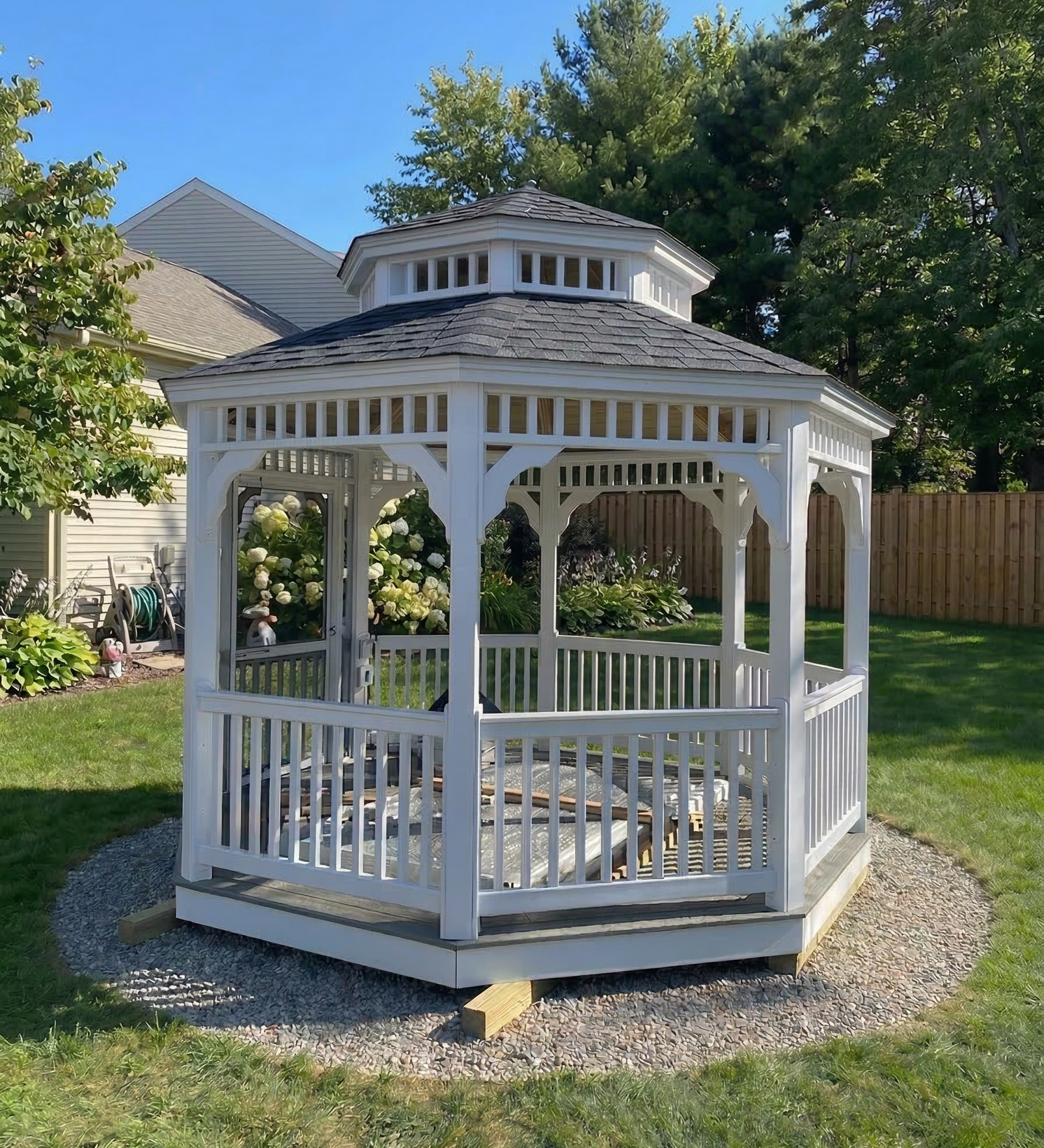 Backyard gazebo