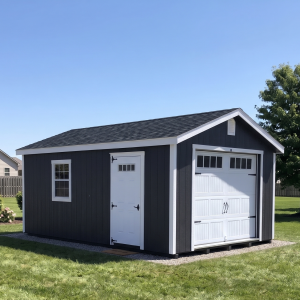 Backyard garage