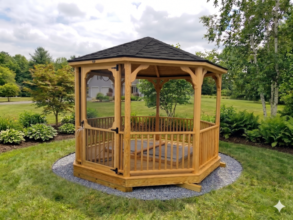Backyard gazebo