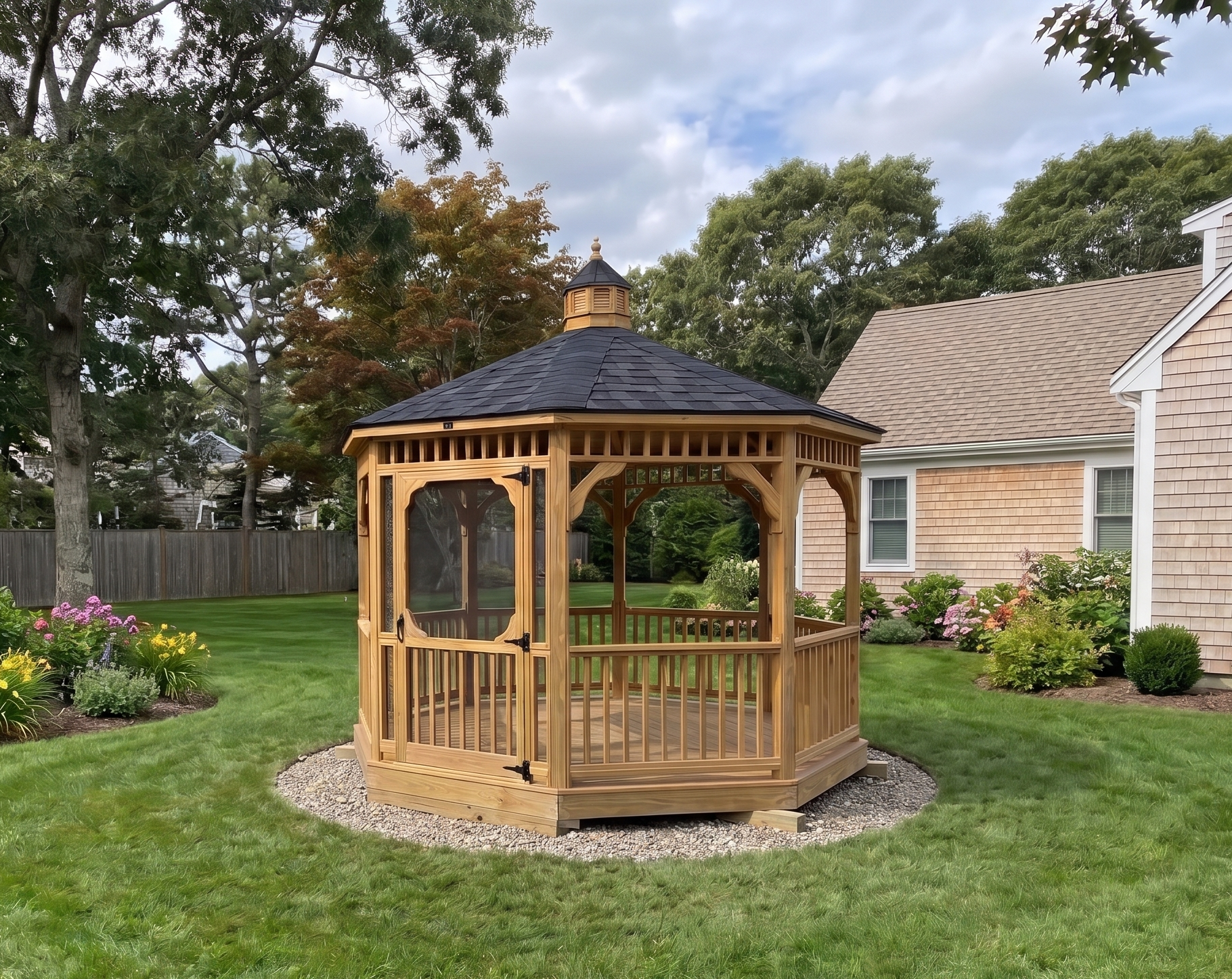 Backyard gazebo