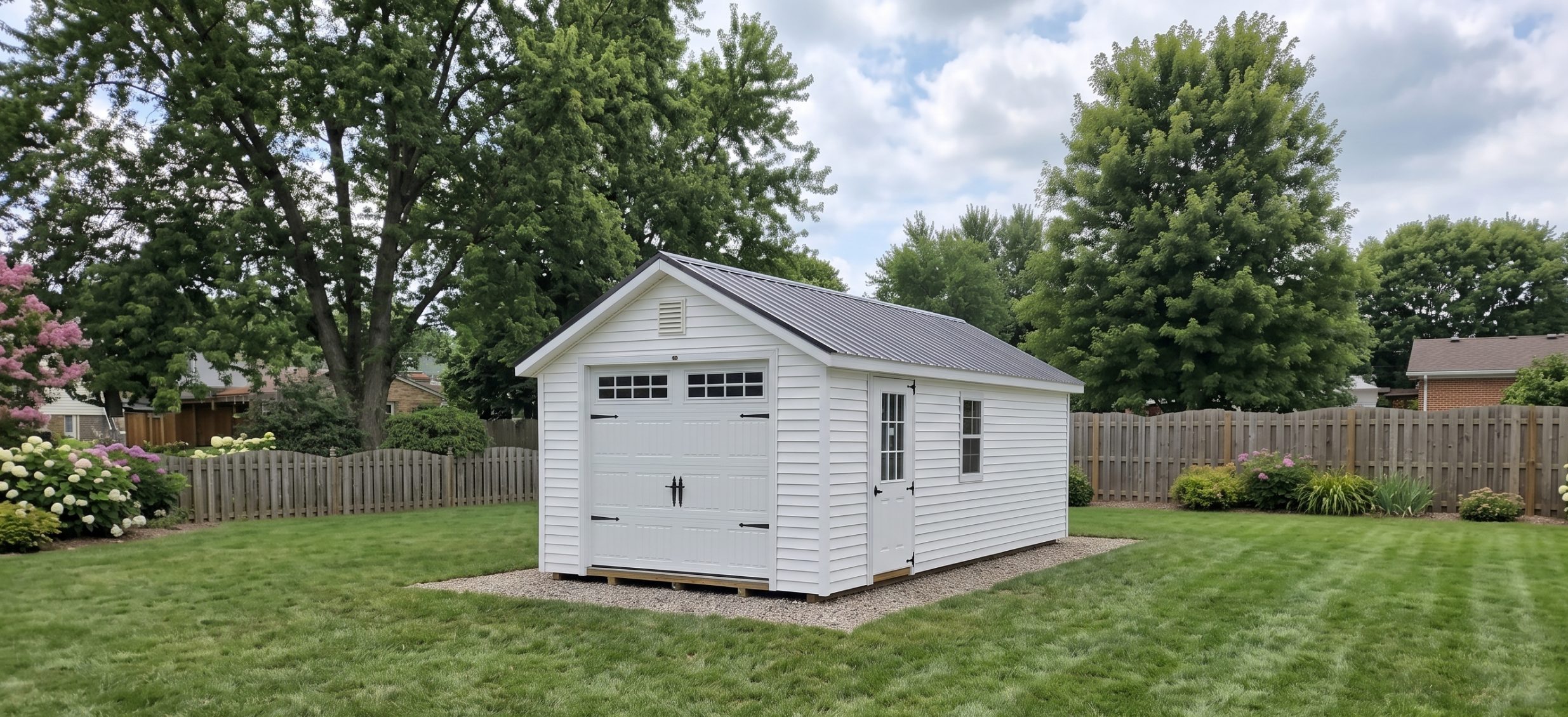 backyard garage