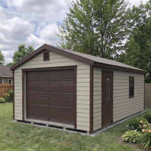 Backyard garage