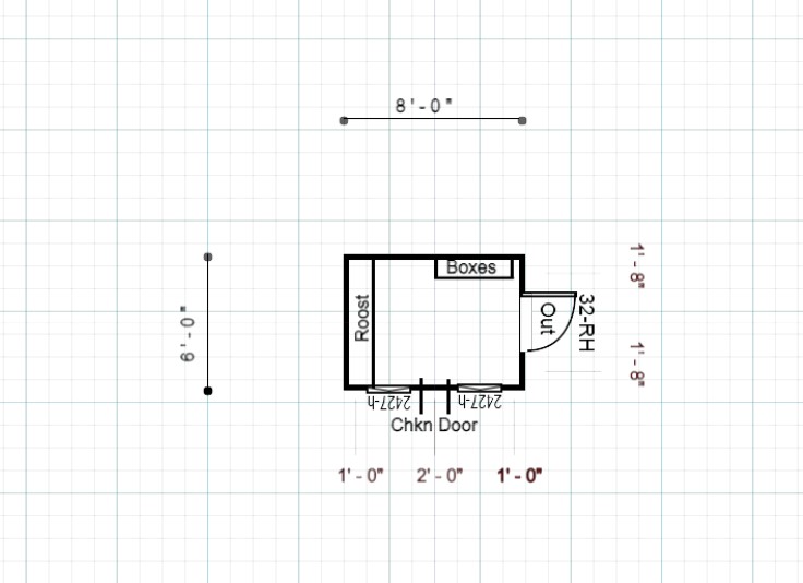15650 Coop 6x8 (Used: Built in 2023)