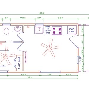 15702 Park Model RV 12x30 USED