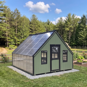 Backyard greenhouse