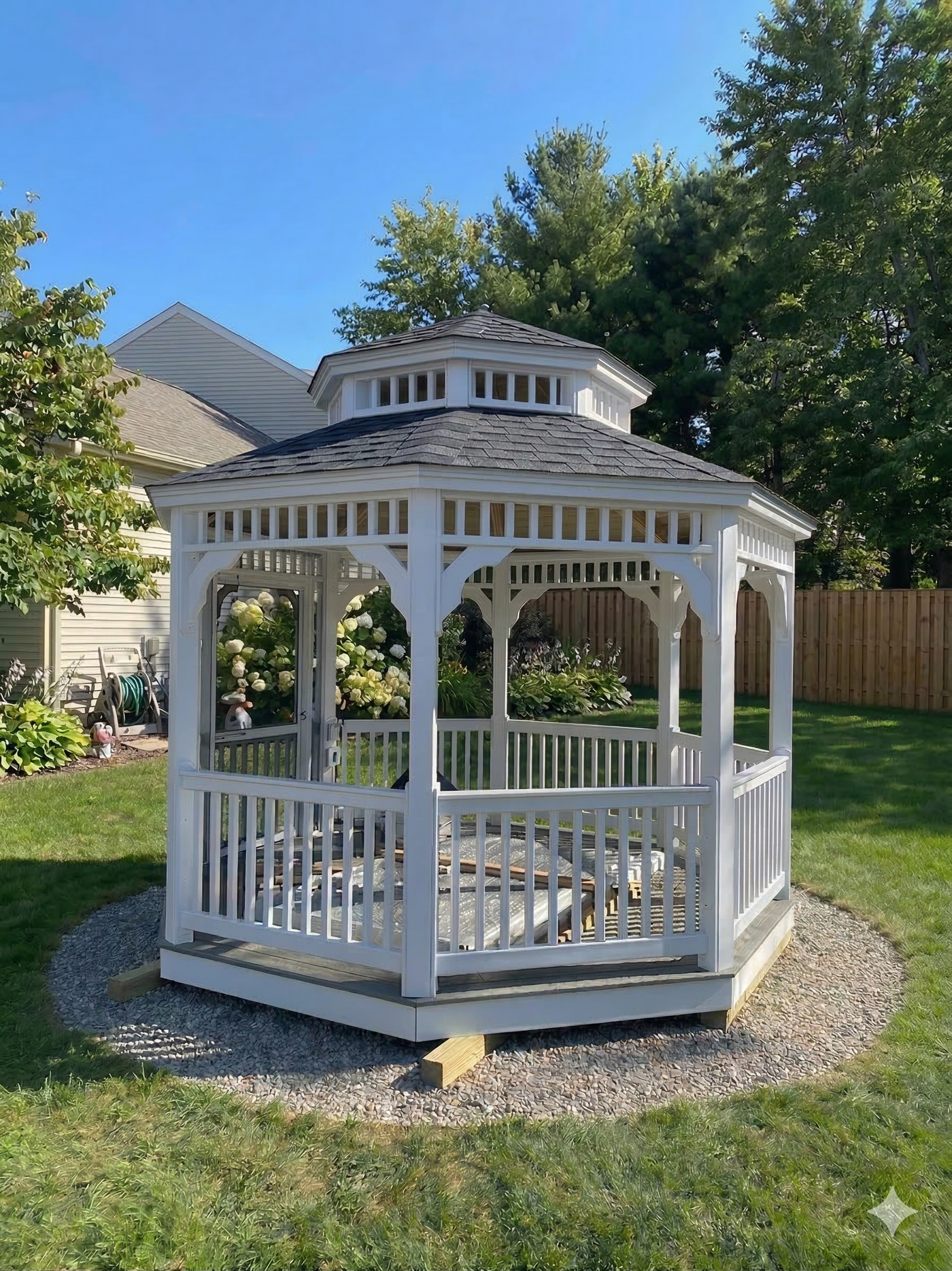 Backyard gazebo