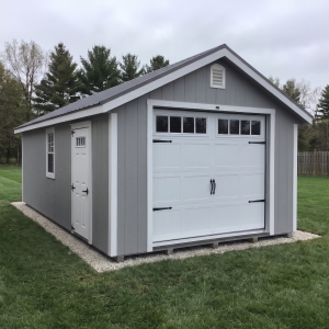 Backyard garage