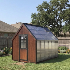 Backyard greenhouse
