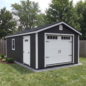 Backyard garage