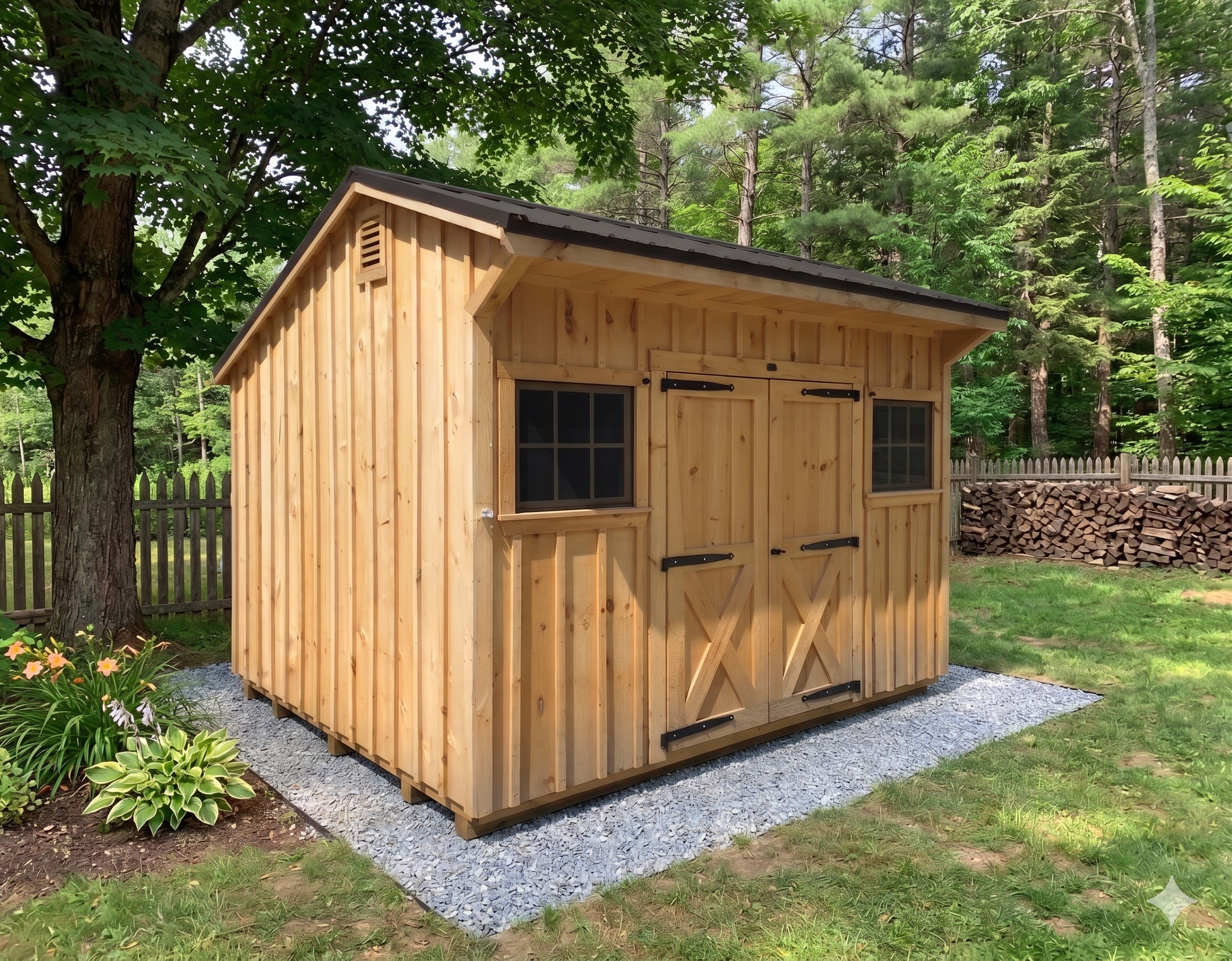 Backyard shed