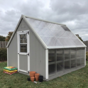Backyard greenhouse