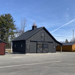 Horse barn in Maine with Cupola