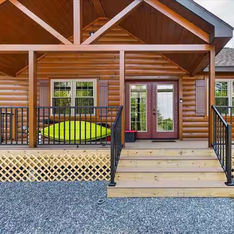 Log sided home rental