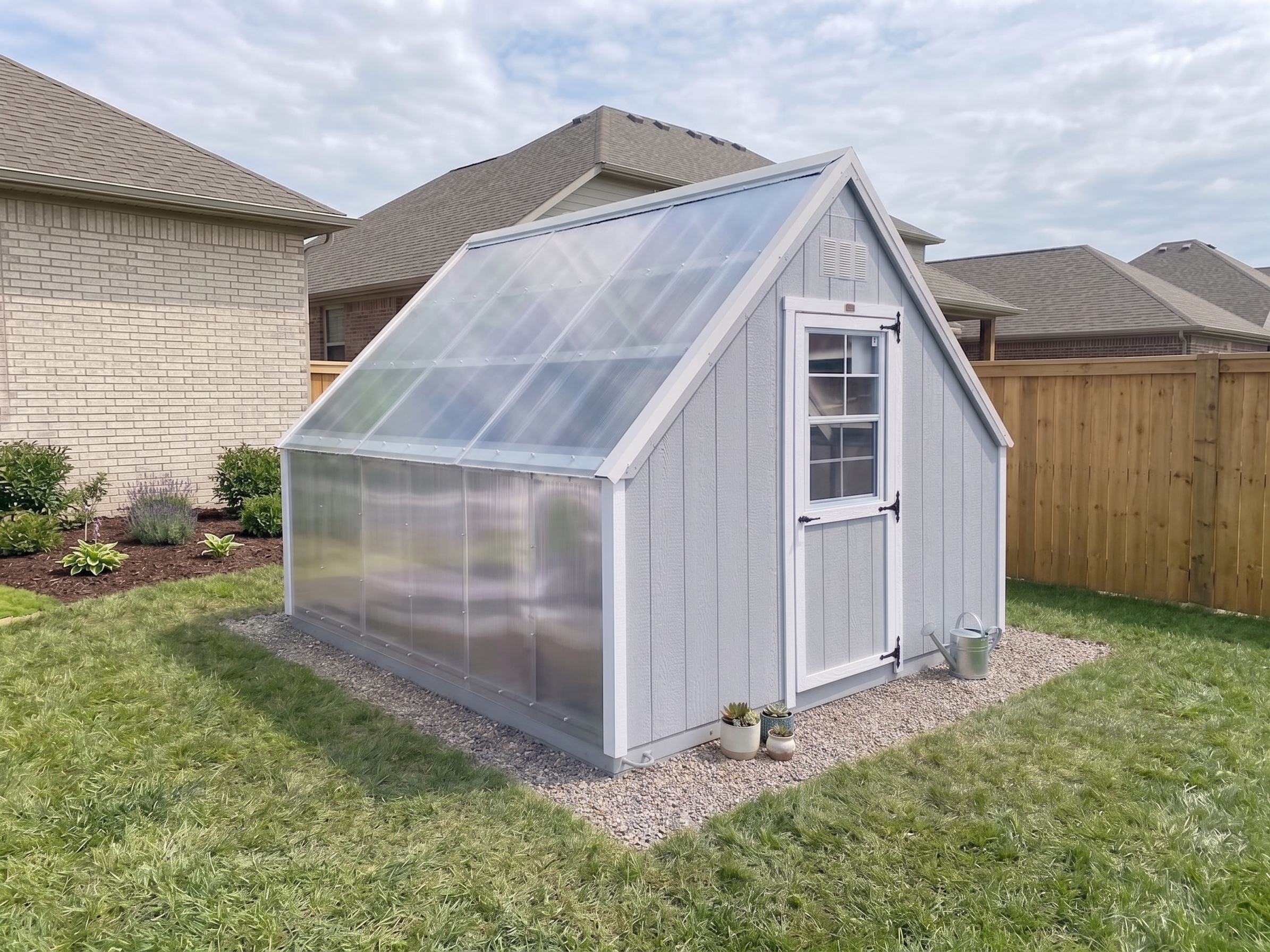backyard greenhouse