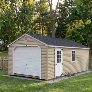 Backyard garage