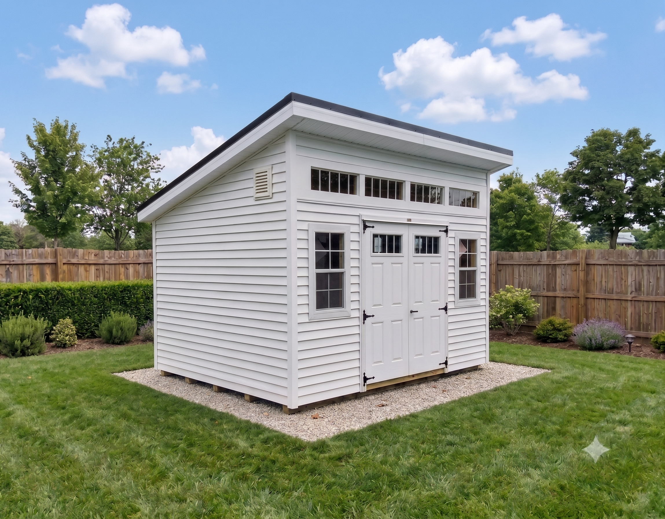 Backyard shed