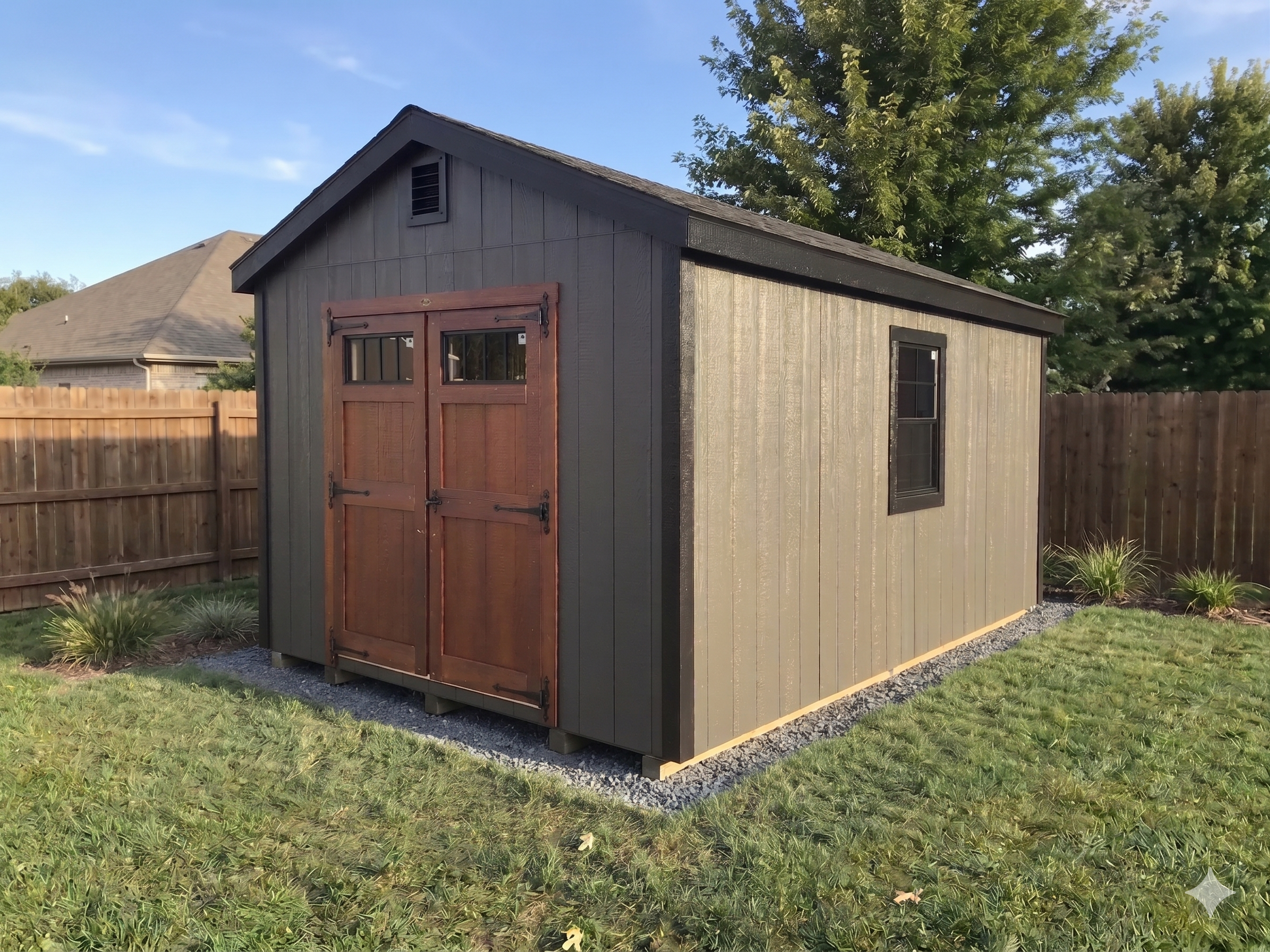 Backyard shed