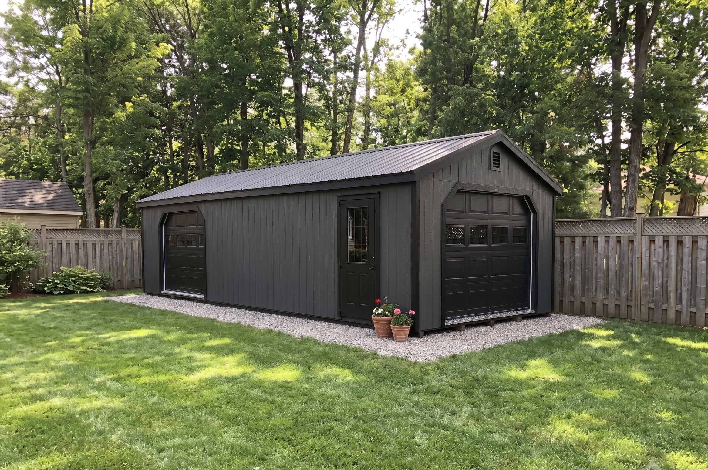 backyard garage