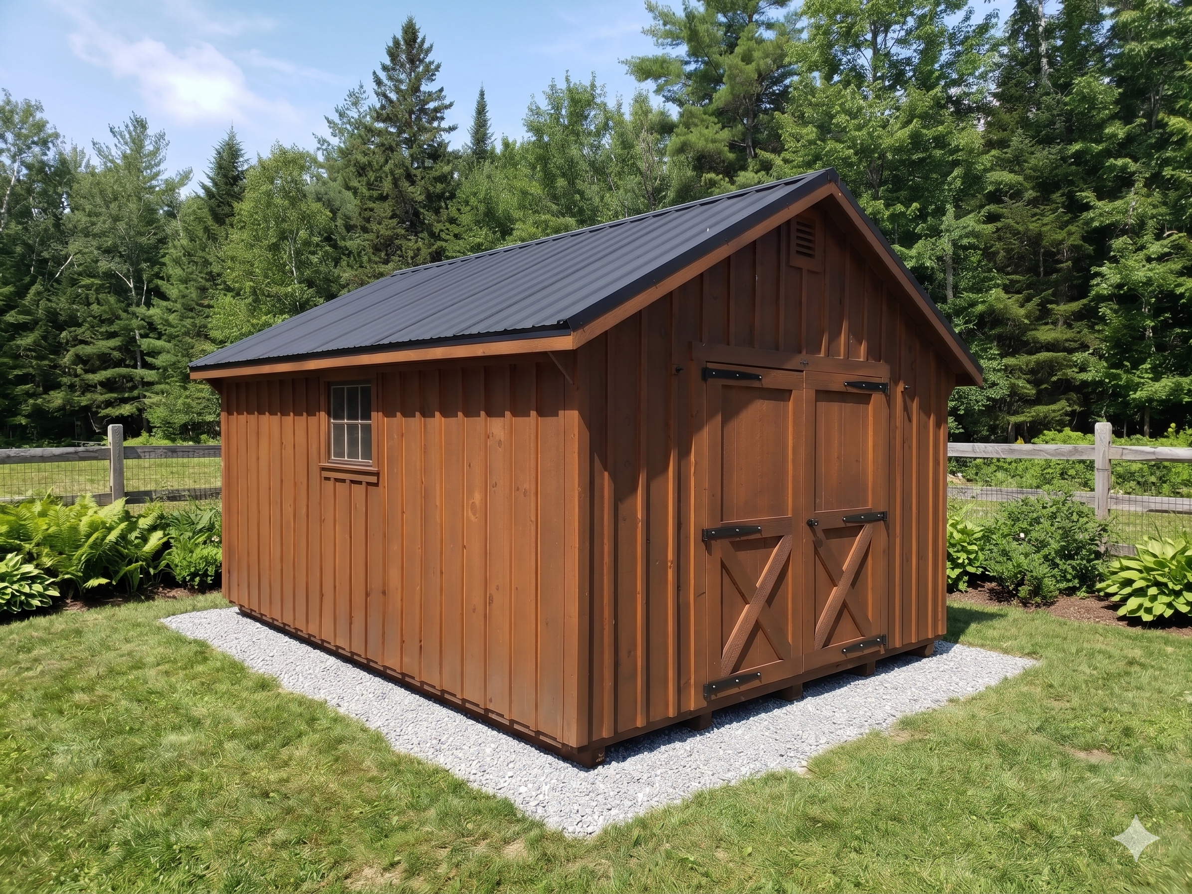 Backyard shed