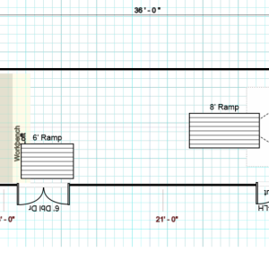 13020.5 Garage 13'4x36 USED BUILDING