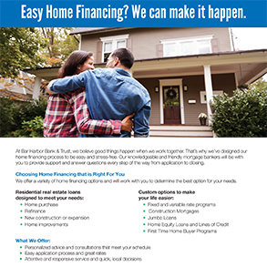 Financing - Bar Harbor Bank and Trust
