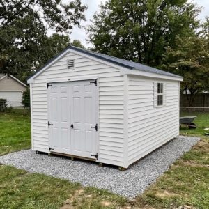 vinyl storage shed