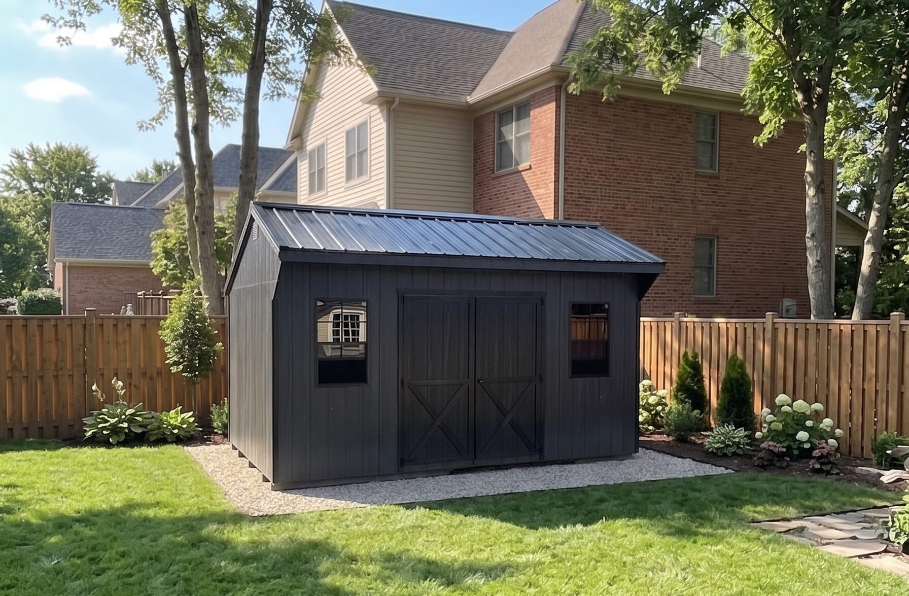 Backyard shed