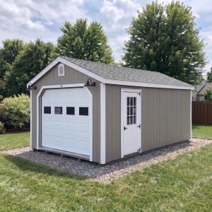 Backyard garage