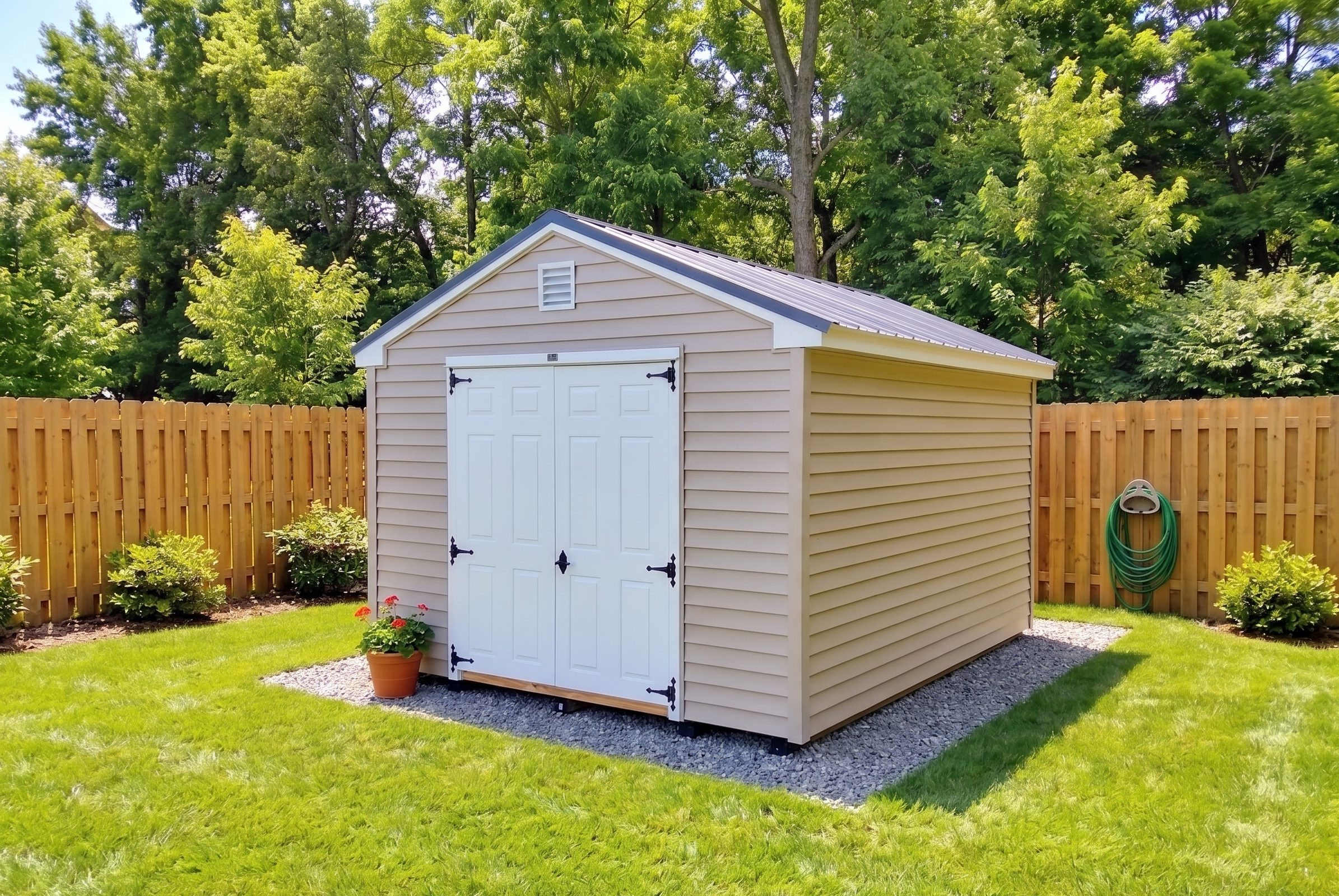 Backyard shed